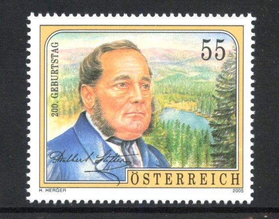 2005 - AUSTRIA - LOTTO/42047 - ADALBERT STIFTER - NUOVO