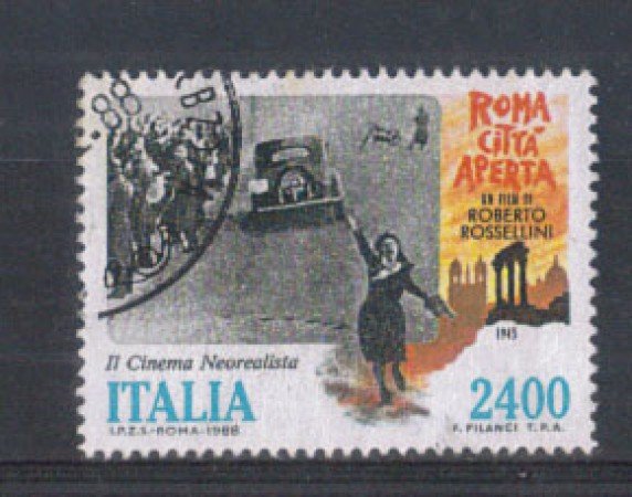 1988 - LOTTO/6906CU - REPUBBLICA - ROMA CITTA' APERTA - USATO