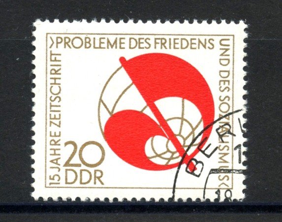 1973 - GERMANIA DDR - PROBLEMI DELLA PACE - USATO - LOTTO/36468U