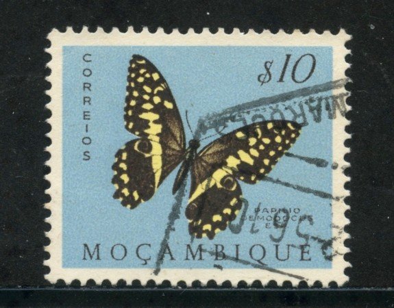 1953 - MOZAMBICO - 10c. FARFALLE - USATO - LOTTO/29060U