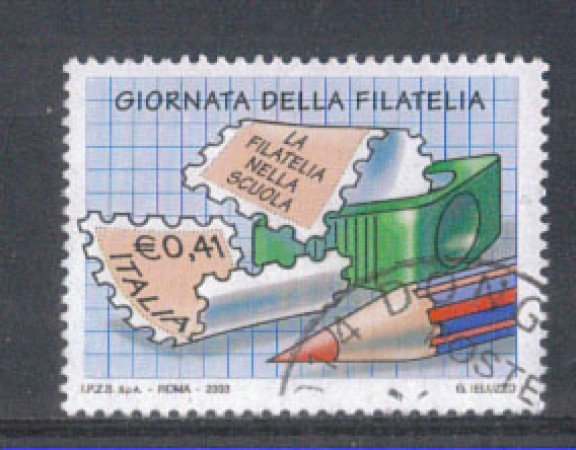 2003 - LOTTO/7441U - REPUBBLICA - GIORNATA FILATELIA - USATO