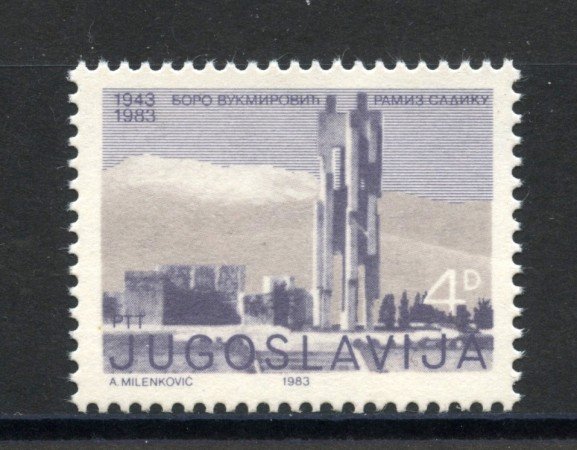 1983 - JUGOSLAVIA - LOTTO/38288 - MEMORIALE DEGLI EROI - NUOVO