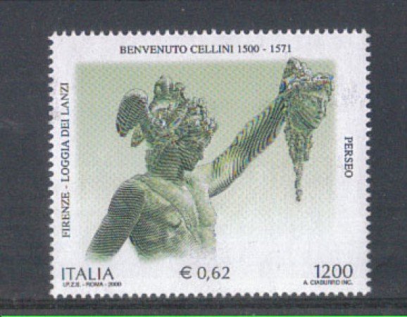 2000 - LOTTO/7299 - REPUBBLICA - BENVENUTO CELLINI