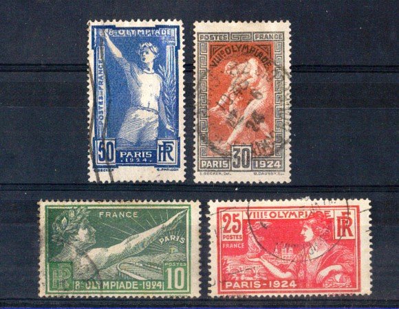 1924 - LOTTO/FRA186CPU - FRANCIA - OLIMPIADI DI PARIGI - USATI