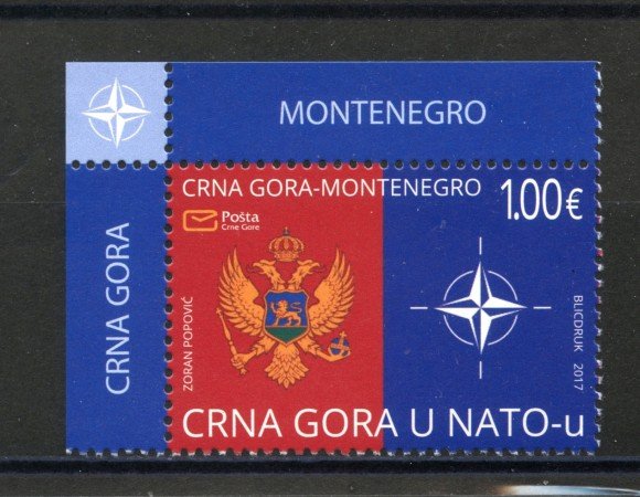 2017 - MONTENEGRO REPUBBLICA - INGRESSO NELLA NATO - NUOVO - LOTTO/35007
