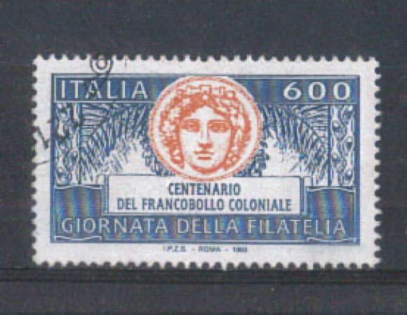 1993 - LOTTO/7025U - REPUBBLICA - GIORNATA FILATELIA - USATO