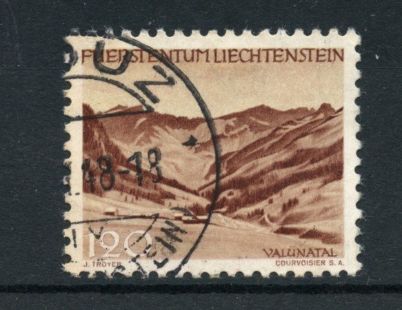 1944 - LOTTO/19230 - LIECHTENSTEIN - 1,20 VEDUTE VALUNA - USATO