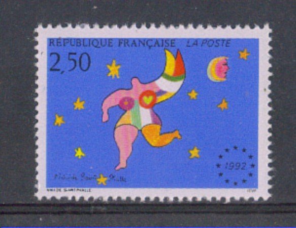 1992 - LOTTO/5260 - FRANCIA - 2,50 Fr. MERCATO UNICO EUROPEO NUOVO