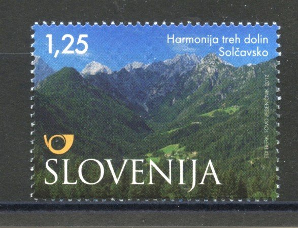 2012 - SLOVENIA - TURISMO  VALLI DI SOLCAVA - NUOVO - LOTTO/34510