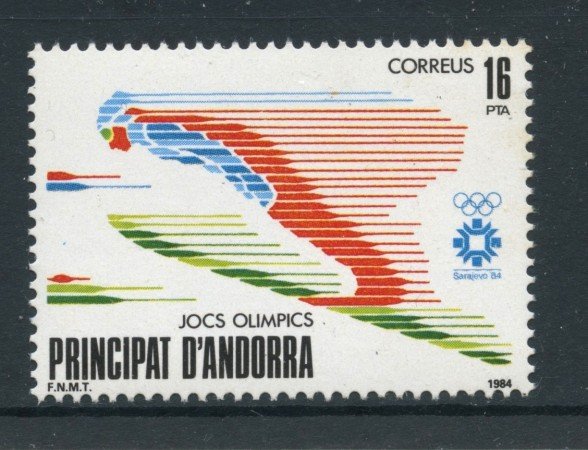 1984 - ANDORRA SPAGNOLA - OLIMPIADI SALTO - NUOVO - LOTTO/27891