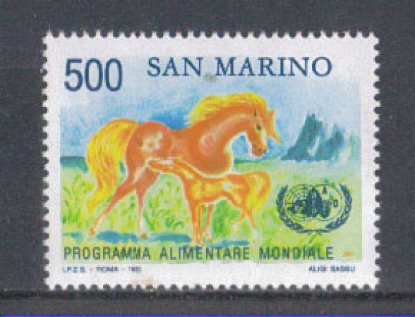 1983 - LOTTO/8040 - SAN MARINO - PROGRAMMA ALIMENTARE
