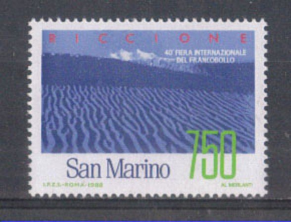 1988 - LOTTO/8086 - SAN MARINO - GIORNATA FILATELICA