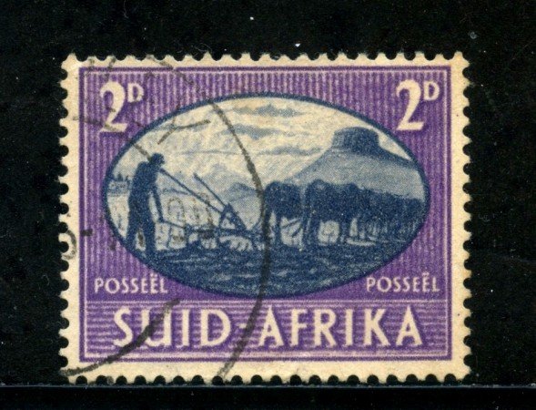 1946 - SUD AFRICA INGLESE - 2p. VIOLETTO PACE - USATO - LOTTO/29114