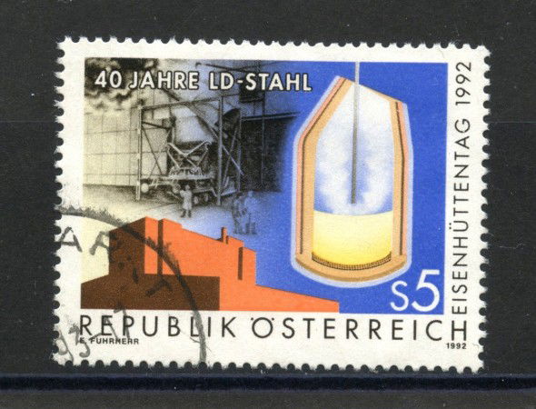 1992 - AUSTRIA - CONGRESSO SIDERURGICO - USATO - LOTTO/39636