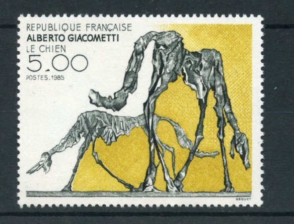 1985 - LOTTO/20244  - FRANCIA - OPERA DI ALBERTO GIACOMETTI - NUOVO