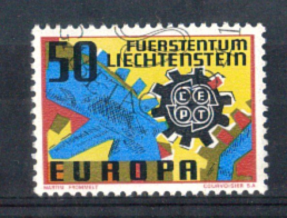 1967 - LOTTO/LIE425U - LIECHTENSTEIN - 50r. EUROPA - USATO