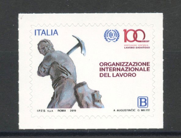 2019 - REPUBBLICA - ORGANIZZAZIONE DEL LAVORO - NUOVO - LOTTO/37101