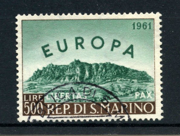1961 - SAN MARINO - EUROPA 1v. USATO - LOTTO/36704