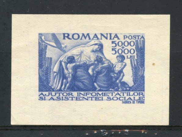 1947 - ROMANIA - ASSISTENZA SOCIALE - FOGLIETTO NUOVO - LOTTO/29322