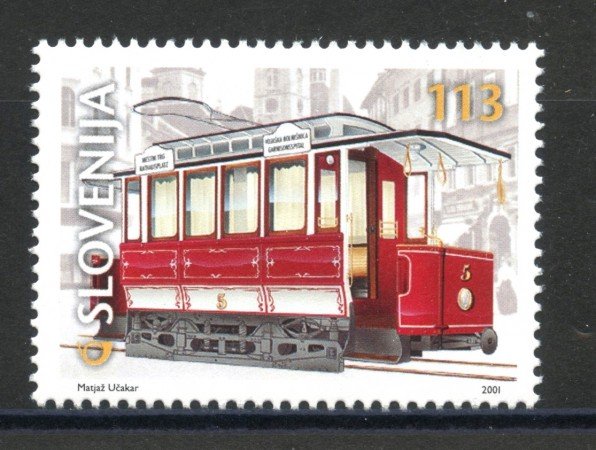 2001 - SLOVENIA - LINEA TRANVIARIA - NUOVO - LOTTO/34149