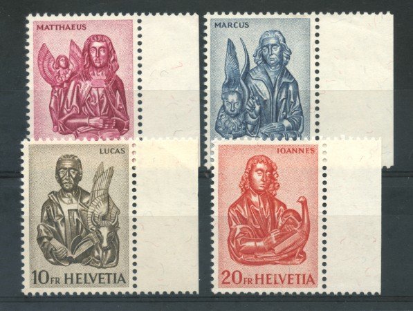1961 - LOTTO/23568 - SVIZZERA - EVANGELISTI 4v. - NUOVI