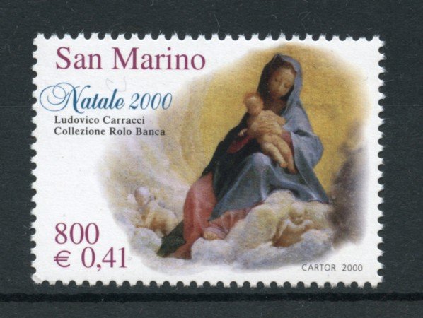 2000 - LOTTO/13283 - SAN MARINO - NATALE - NUOVO