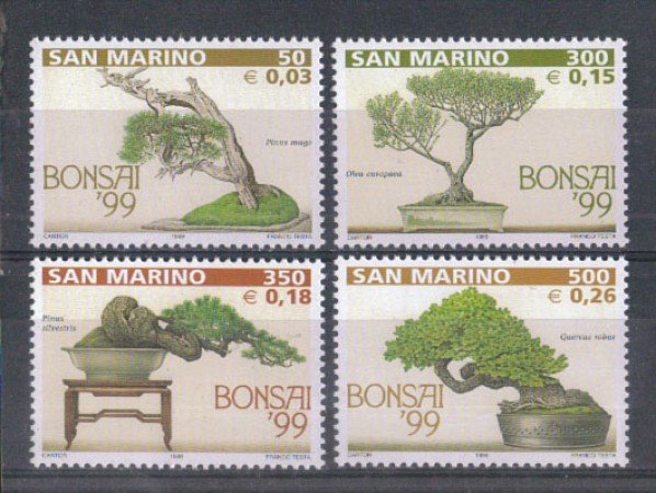 1999 - LOTTO/8202 - SAN MARINO - MOSTRA DI BONSAI