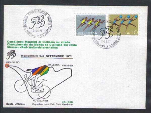 1971 - LBF/3732 - SVIZZERA - MONDIALI DI CICLISMO