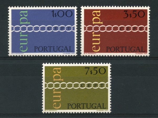 1971 - LOTTO/14008 - PORTOGALLO - EUROPA 3v. - NUOVI
