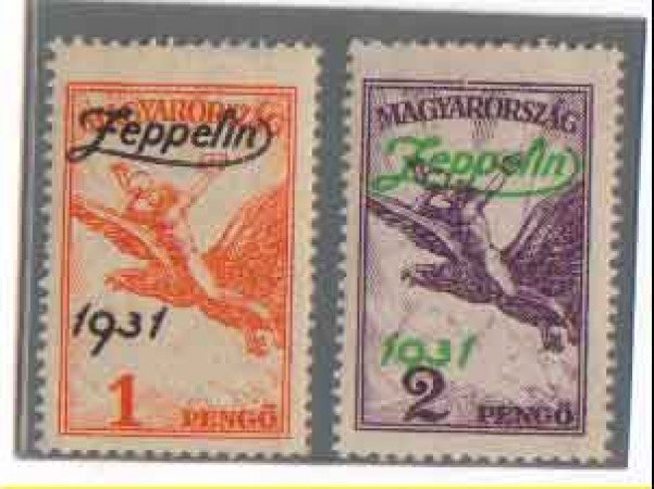 1931 - LOTTO/3731 - UNGHERIA - ZEPPELIN