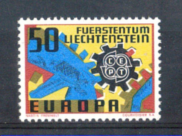 1967 - LOTTO/LIE425N - LIECHTENSTEIN - 50r. EUROPA - NUOVO