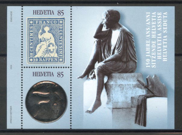 2004 - SVIZZERA - FRANCOBOLLO STRUBEL - FOGLIETTO NUOVO - LOTTO/37429