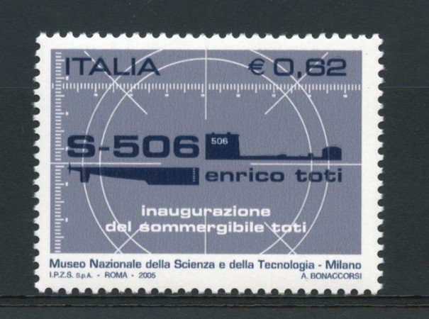 2005 - LOTTO/15175 - REPUBBLICA - SOMMERGIBILE ENRICO TOTI - NUOVO
