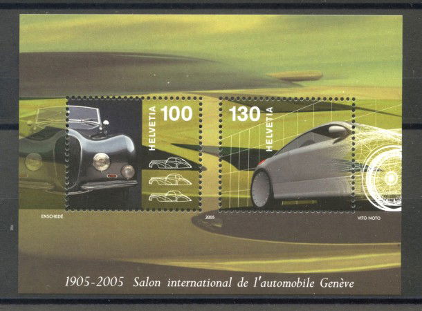2005 - SVIZZERA - SALONE AUTOMOBILE - FOGLIETTO NUOVO - LOTTO/37442