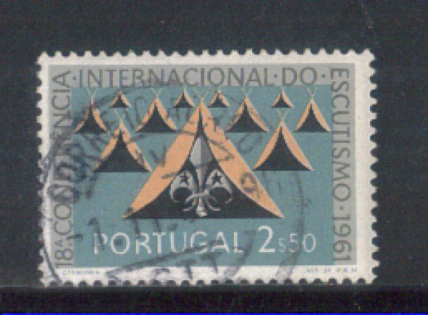 1962 - LOTTO/9784DU - PORTOGALLO - 2,50e. SCOUTS - USATO