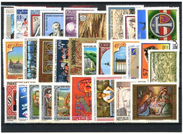 1991 - AUSTRIA - LOTTO/43651 - ANNATA COMPLETA 33v. + 1 FOGLIETTO - NUOVI