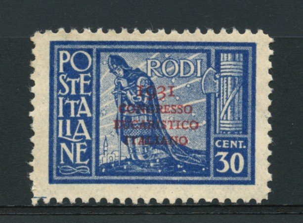 1931 - LOTTO/13970 - EGEO - 30c. CONGRESSO EUCARISTICO - NUOVO