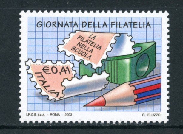 2003 - REPUBBLICA - GIORNATA DELLA FILATELIA - NUOVO - LOTTO/25575