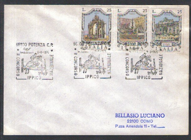 1974 - LBF/3688 - ITALIA - POTENZA - CONCORSO IPPICO