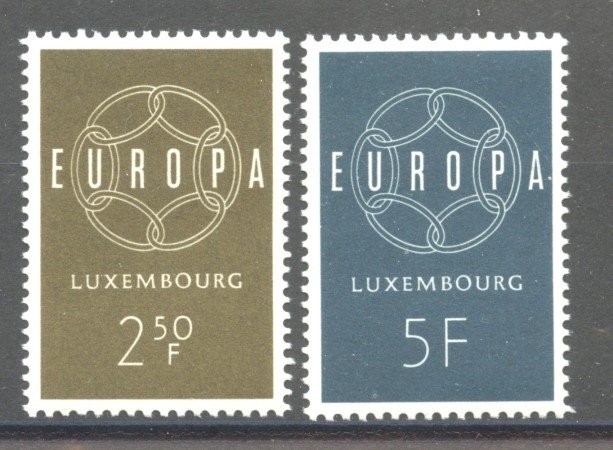 1959 - LUSSEMBURGO - LOTTO/41244 - EUROPA 2v. - NUOVI
