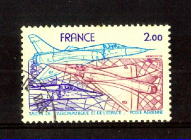 1981 - LOTTO/FRAA54U - FRANCIA - POSTA AEREA SALONE AERONAUTICO USATO