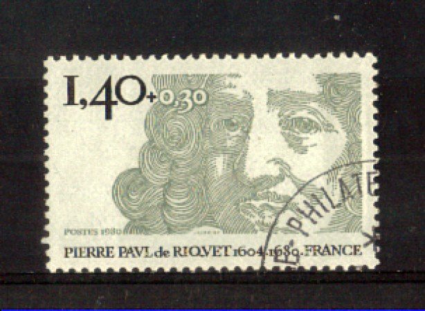 1980 - LOTTO/FRA2100U - FRANCIA - P.P. DE RIQUET - USATO