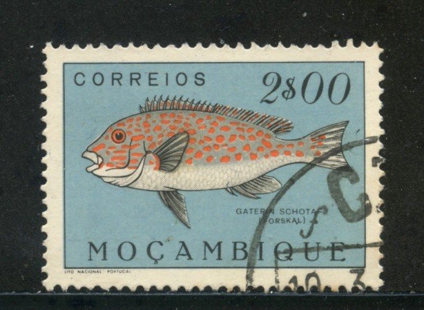 1951 - MOZAMBICO - 2 e. PESCI - USATO - LOTTO/29047