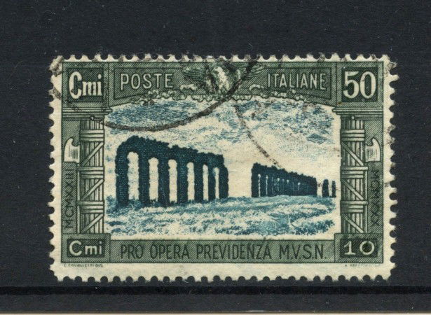 1930 - REGNO - LOTTO/47394 - 50+10 CENT. PRO MILIZIA - USATO