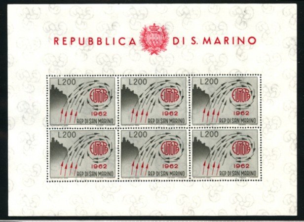 1962 - LOTTO/12802 - SAN MARINO - EUROPA FOGLIETTO - NUOVO