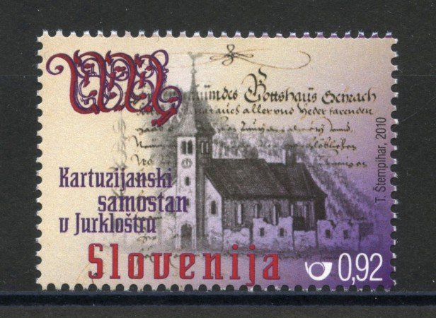 2010 - SLOVENIA - MONASTERO DI KARTAUSE - NUOVO - LOTTO/34450