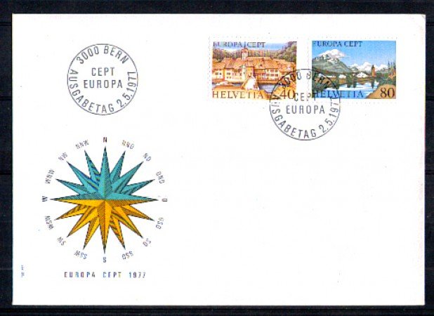 1977 - LOTTO/SVI1025FDC - SVIZZERA - EUROPA - BUSTA FDC