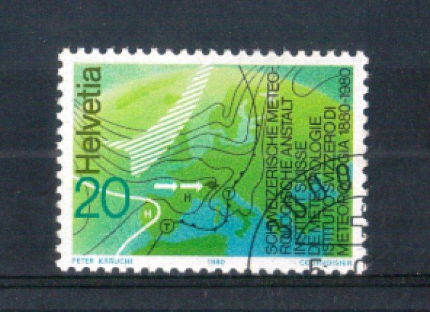 1980 - LOTTO/SVI1114U - SVIZZERA - IST.METEREOLOGIA - USATO