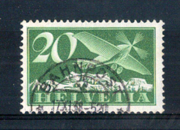 1923 - LOTTO/SVIA4AU - SVIZZERA - 20c. POSTA AEREA - USATO