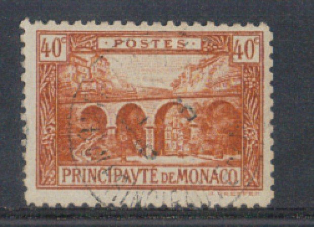 1922 - LOTTO/8495U - MONACO - 40c. BRUNO VEDUTE - USATO